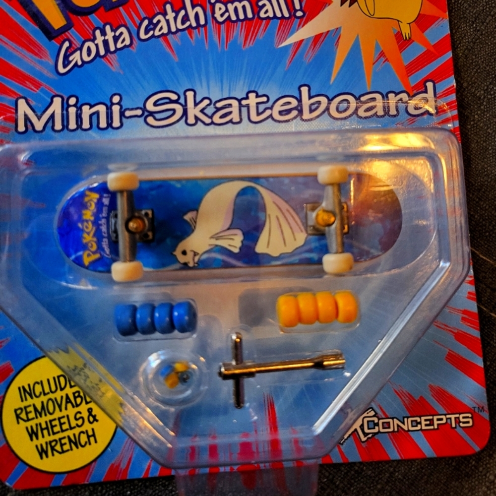 Pokemon Mini Skateboard Dewgong Xconcepts 1999 Vintage New Sealed RARE!